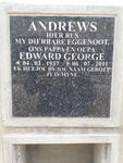 ANDREWS Edward George 1937-2011