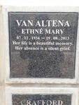 ALTENA Ethne Mary, van 1934-2013