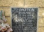 DALTON Ronnie 1940-1992 & Annatjie 1948-2008
