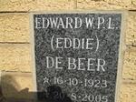 BEER Edward W.P.L., de 1923-2005