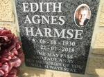 HARMSE Edith Agnes 1930-2018