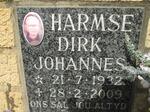 HARMSE Dirk Johannes 1932-2009