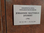 JOUBERT Johannes Mattheus 1931-2021