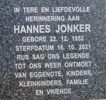 JONKER Hannes 1952-2021