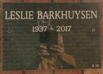 BARKHUYSEN Leslie 1937-2017