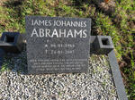 ABRAHAMS James Johannes 1968-2007