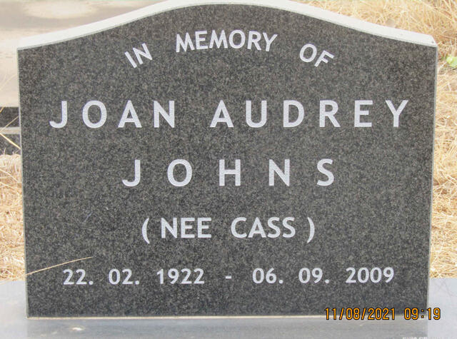 JOHNS Joan Audrey nee CASS 1922-2009