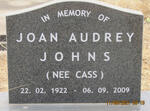 JOHNS Joan Audrey nee CASS 1922-2009