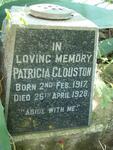CLOUSTON Patricia 1917-1928