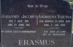 ERASMUS Johannes Jacobus 1887-1967 & Andriena Louisa MURRAY 1894-1984
