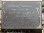 BEZUIDENHOUT Henrietta Catharina 1913-1970