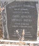 BOTHA David Adolph Michael 1910-1964