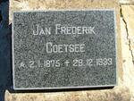 COETSEE Jan Frederik 1875-1933