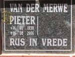 MERWE Pieter, van der 1930-2006