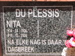 PLESSIS Nita, du 1924-2006