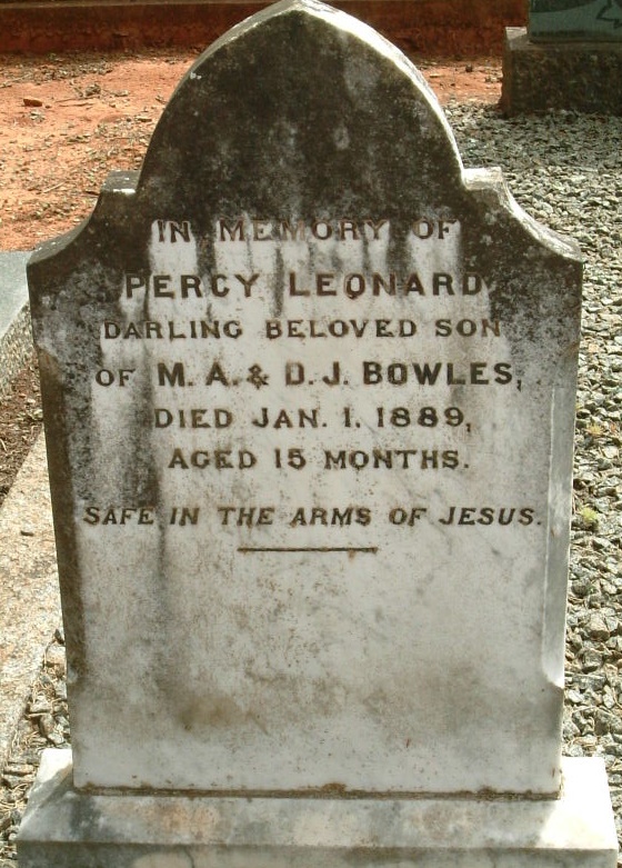BOWLES Percy Leonard -1889 