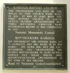 6. Kariega Memorial plaque