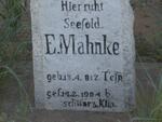 MAHNKE E. 1881-1904
