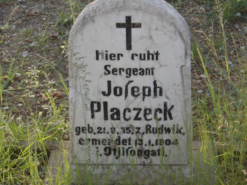 PLACZECK Joseph 1875-1904
