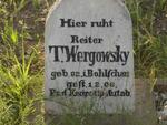 WERGOWSKY T. 1882-1906