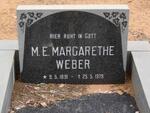 WEBER M.E. Margarethe 1891-1979