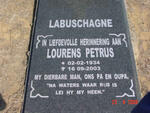 LABUSCHAGNE Lourens Petrus 1934-2003