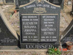 LOUBSER Marthinus Petrus 1916-1968 & Elizabeth Susanna Johanna VENTER 1917-2002