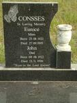 CONSSES John 1922-1999 & Eunice 1922-1995
