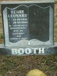 BOOTH Henry Leonard 1938-2000