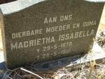 ? Magrietha Issabella 1870-1951