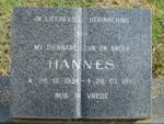 ? Hannes 1934-1992
