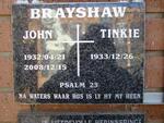 BRAYSHAW John 1932-2008 & Tinkie 1933-