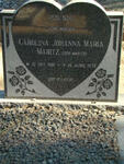 MARITZ Carolina Johanna Maria nee MARITZ 1881-1972