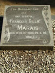 MARAIS Francois Cillie 1931-1986