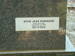 ROBINSON Effie Jean 1925-1998