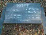 NOTT John 1940-1995 & Veronica Mavis 1942-1991