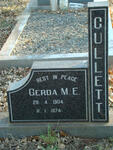 GULLETT Gerda M.E. 1904-1974