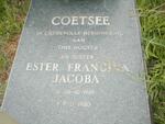 COETSEE Esther Francina Jacoba 1961-1980