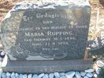 RUPPING Maria 1896-1959