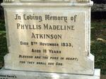 ATKINSON Phyllis Madeline -1933
