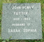 FUTTER John Henry 1860-1922