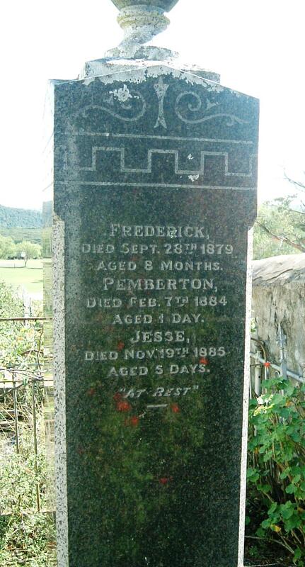 KING Frederick - 1879 :: KING Pemberton -1884 :: KING Jesse -1885
