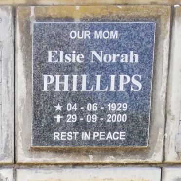 PHILLIPS Elsie Norah 1929-2000