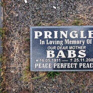 PRINGLE Babs 1911-2000