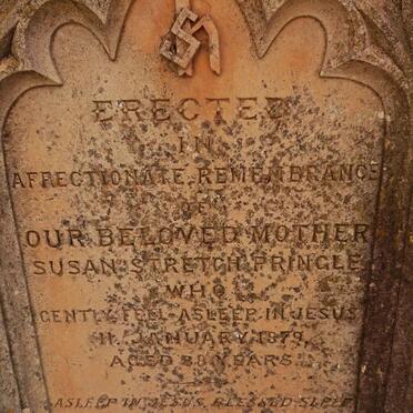 PRINGLE Susan Stretch -1879