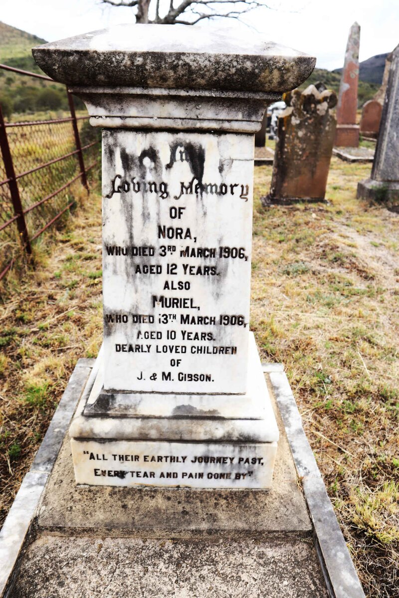 GIBSON Nora -1906 :: GIBSON Muriel -1906