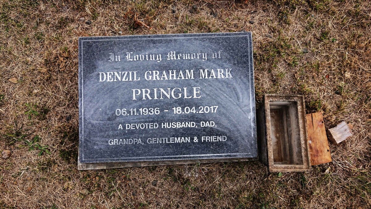PRINGLE Denzil Graham Mark 1936-2017