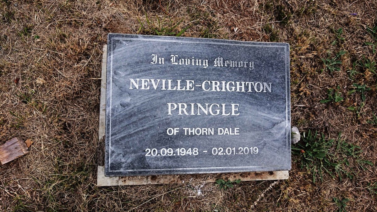 PRINGLE Neville-Crighton 1948-2019