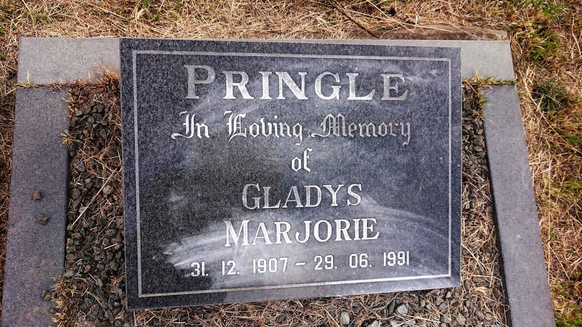 PRINGLE Gladys Marjorie 1907-1991
