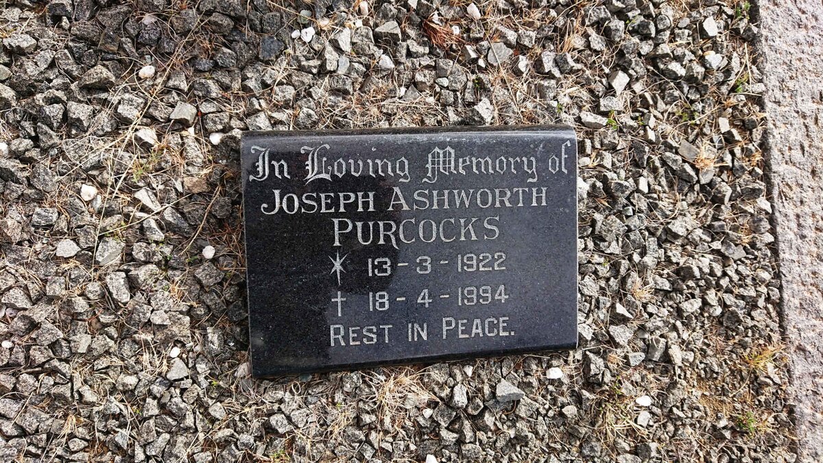 PURCOCKS Joseph Ashworth 1922-1994